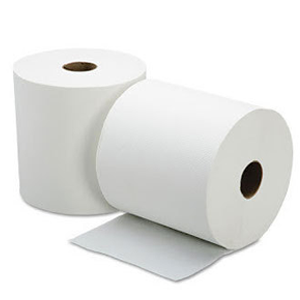 CLEAN SAFE Hard Roll paper towel(HRT) Highly absorbent | 250 Meters Per Roll -Pack of 12